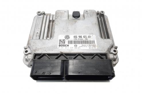 Calculator motor Bosch, cod 03G906021KH, 0281013226, VW Passat Variant (3C5), 1.9 TDI, BXE (idi:483177)