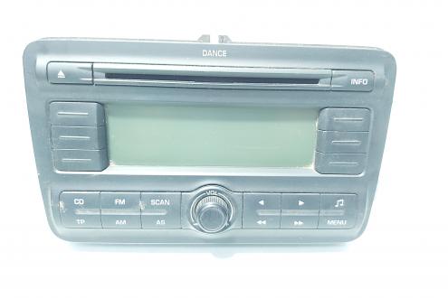Radio CD, cod 5J0035161A, Skoda Fabia 2 Combi (5J, 545) (id:650560)
