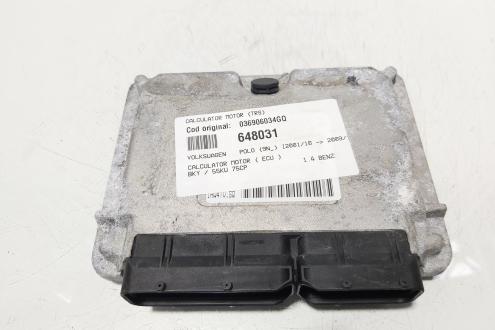 Calculator motor ECU, cod 036906034GQ, VW  Polo sedan (9N), 1.4 benz, BKY (idi:648031)