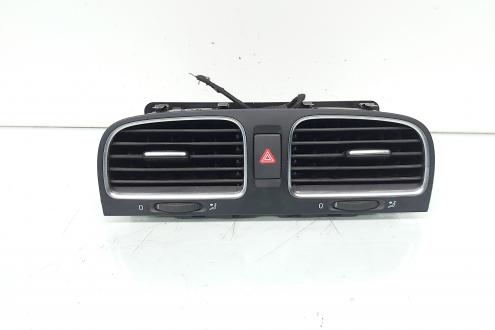 Grila aer bord centrala, cod 5K0815736D, Vw Golf 6 (5K1) (id:653105)