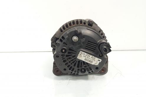 Alternator 180A Valeo, cod 03G903016A, Audi A6 (4F2, C6) 2.0 TDI, BLB (id:653307)