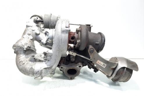 Turbosuflanta biturbo, cod A6510902880, A6510905780, Mercedes Clasa E T-Model (S212), 2.2 CDI, OM651924 (idi:616627)