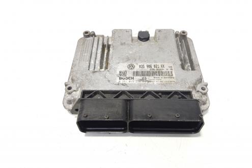 Calculator motor ECU, cod 03G906021KK, 0281013228, Skoda Superb II Combi (3T5) 2.0 TDI, BKD (idi:647718)