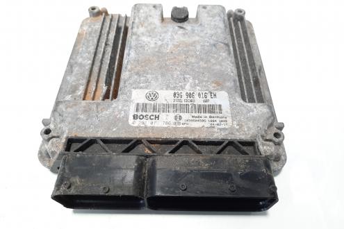 Calculator motor, cod 03G906016EH, Seat Leon (1P1) 2.0 TDI, AZV (idi:483436)