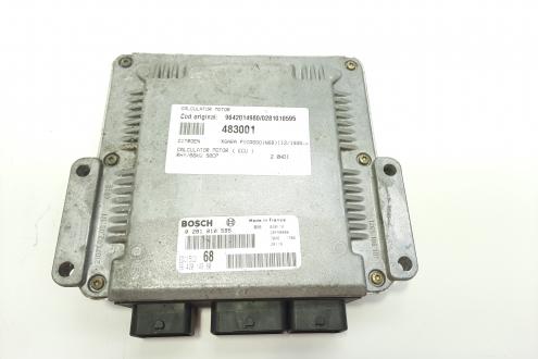 Calculator motor, cod 9642014980, 0281010595, Peugeot 307 Break, 2.0 HDI, RHY (idi:483001)