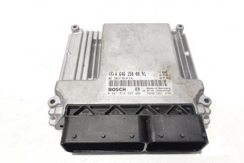 Calculator motor ECU Bosch, cod A6461500091, 0281012222, Mercedes Clasa C Coupe (CL203), 2.2 CDI, OM646963 (idi:647955)