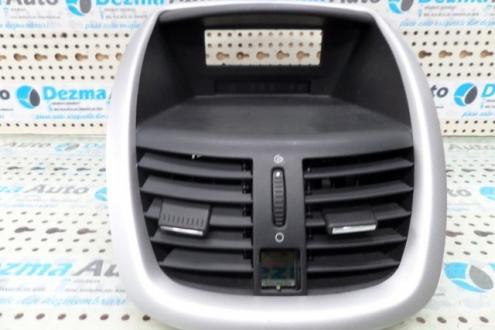 Grila aer bord central, 9650068177, Peugeot 207 SW