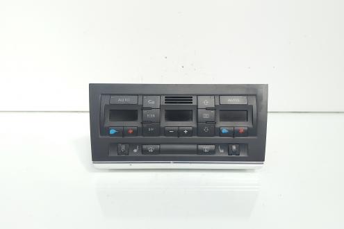 Display climatronic cu incalzire in scaune, cod 8E0820043AK, Audi A4 Avant (8ED, B7) (id:663530)