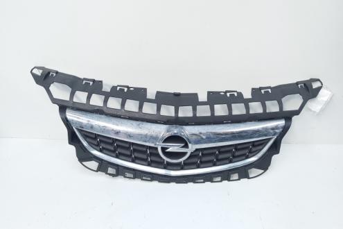 Grila bara fata centrala cu sigla, cod GM13266577, Opel Astra J Sedan (idi:664652)