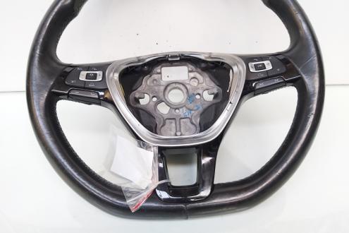 Volan piele cu comenzi si padele, cod 5G0419091, Vw Passat (3G2) (id:667139)