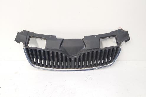 Grila bara fata centrala, cod 5J0853668A, Skoda Fabia 2 (5J, 542) (id:666664)