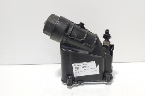 Carcasa filtru ulei cu racitor ulei, cod 7807799, Bmw 3 (F30) 2.0 diesel, N47D20B (id:669910)