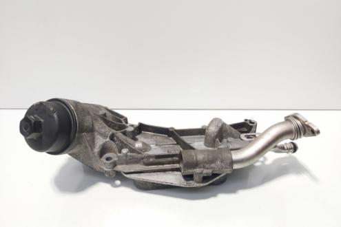 Carcasa filtru ulei cu racitor ulei, cod GM12992593, Opel Astra H Twin Top, 1.8 benz, Z18XER (idi:672676)