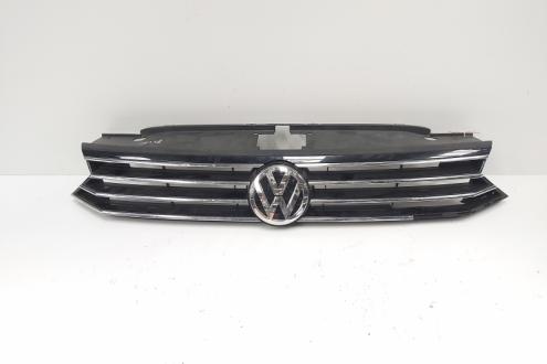 Grila bara fata centrala cu sigla, cod 3G0853653, VW Passat Variant (3G5) (idi:616248)