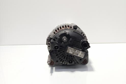 Alternator 180A Valeo, cod 021903026L, VW Eos (1F7, 1F8), 2.0 TDI, BMM (idi:673107)