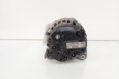 Alternator 140A Valeo, cod 03C903025D, Skoda Octavia 2 (1Z3), 1.4 TSI, CAX (idi:667169)