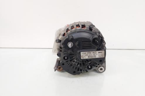 Alternator 140A Valeo, cod 03C903025D, Skoda Octavia 2 Combi (1Z5), 1.4 TSI, CAX (idi:667169)