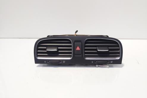 Grila aer bord centrala cu butoni avarii, VW Golf 6 (5K1), 2.0 TDI, CBD (id:680230)