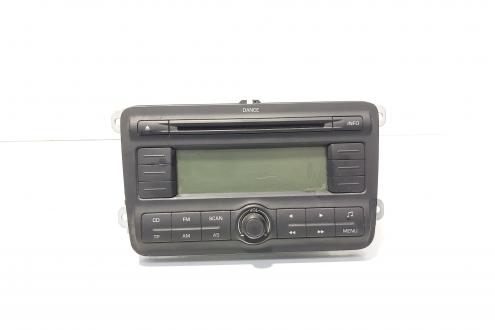 Radio CD, cod 5J0035161A, Skoda Fabia 2 Combi (5J, 545) (id:680640)