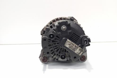 Alternator 140A, Valeo, cod 06F903023C, Skoda Superb II (3T4) 2.0 TDI, BKD (idi:648609)