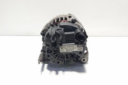 Alternator 110A, Valeo, cod 03C903023B, Skoda Octavia 2 (1Z3) 1.6 FSI, BLF (idi:635846)