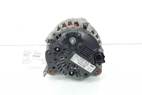 Alternator 140A Valeo, cod 03L903023F, Vw Golf 6 (5K1), 2.0 TDI, CBD (idi:653929)