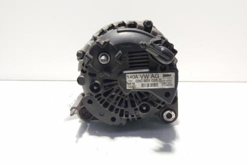 Alternator 140A Valeo, cod 03C903025D, Vw Passat (362) 1.4 TSI, CAX (idi:638701)