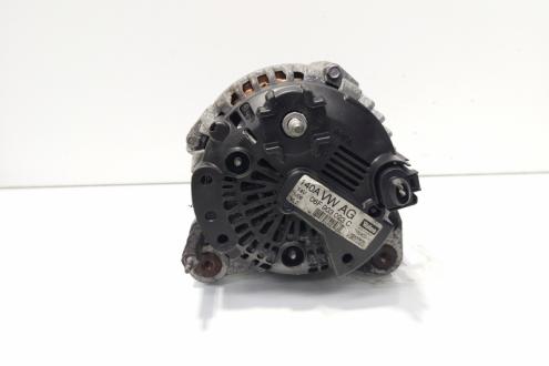 Alternator 140A, Valeo, cod 06F903023C, Skoda Superb II (3T4) 2.0 TDI, BKD (idi:648604)