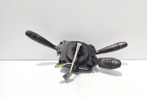 Maneta semnalizare cu bloc lumini, maneta stergatoare, maneta radio si spirala volan, cod 96660140XT, Peugeot 307 SW (id:683706)
