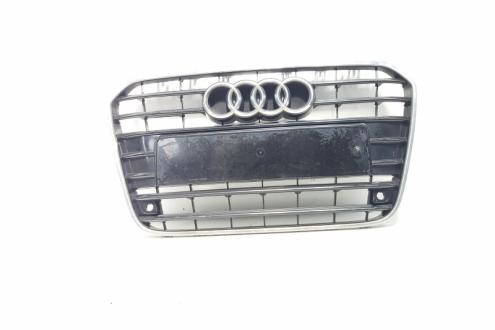 Grila bara fata centrala sus cu sigla cu loc de senzori, cod 4G0807233, Audi A6 Avant (4G5, C7) (id:684111)
