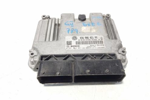 Calculator motor ECU, cod 03G906021PM, 0281014061, Vw Touran (1T1, 1T2) 1.9 TDI, BXE (idi:644774)