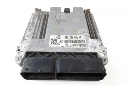 Calculator motor Bosch, cod 03G906016CB, 0281011900, Audi A3 Sportback (8PA) 1.9 TDI, BKC (idi:538598)