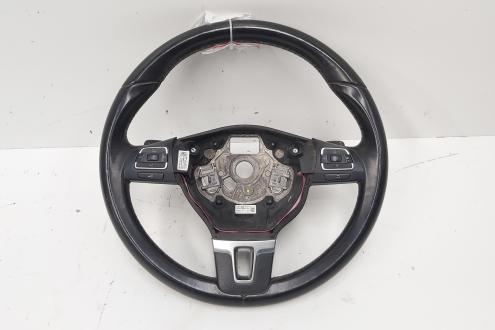 Volan piele cu comenzi si padele, cod 3C8419091BF, VW Passat Variant (365) (id:688687)