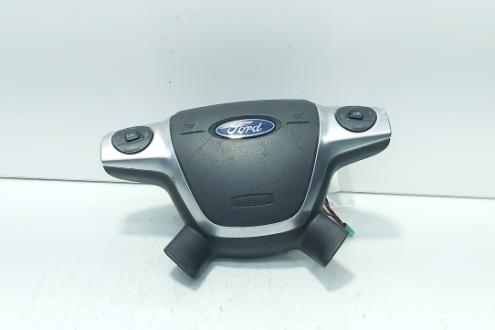 Airbag volan cu comenzi, cod AM51-R042B85-BEW, Ford Focus 3 (id:690868)