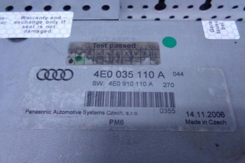 Magazie cd, 4E0035110A, Audi A6 (4F2, C6) 2004-2011 (id:199580)