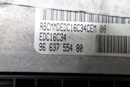 Calculator motor Peugeot 207, 1.6hdi, 2007-In prezent, 9663755480