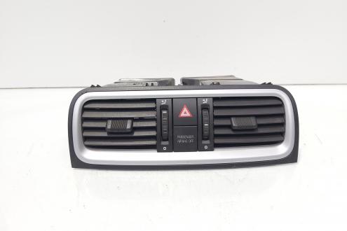 Grila aer bord centrala cu buton avarii, cod 5J0820951, Skoda Roomster (5J) (id:691777)