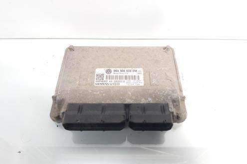 Calculator motor ECU, cod 06A906033EM, Audi A3 Cabriolet (8P7) 1.6 benz, BSE (idi:694194)