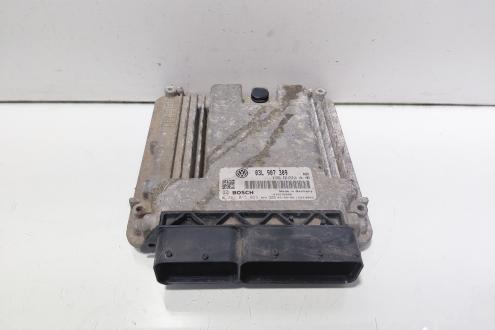 Calculator motor ECU, cod 03L907309, 0281015029, Audi A3 Sportback (8PA) 2.0 TDI, CBA (idi:697546)