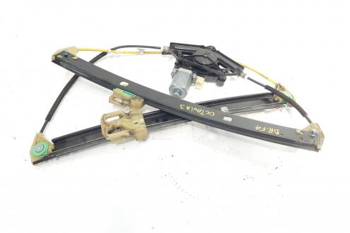 Macara cu motoras dreapta fata, cod 5E0837462, Skoda Octavia 3 Combi (5E5) (id:698745)