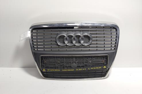 Grila bara fata cromata, cod 4F0853651S, Audi A6 (4F2, C6) (id:702738)