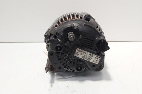 Alternator 180A Valeo, cod 021903026L, Skoda Superb II (3T4) 2.0 TDI, BMP (id:703888)