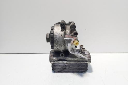 Carcasa filtru ulei cu racitor ulei, cod 1C1Q-6B624-AG, Ford Mondeo 3 (B5Y) 2.0 TDCI, N7BA (id:704097)