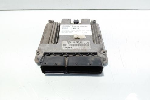 Calculator motor ECU, cod 03L907309, 0281015029, Vw Passat Variant (3C5) 2.0 TDI, CBA (id:706618)
