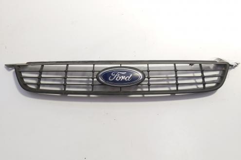 Grila bara fata centrala cu sigla, cod 8M51-8200-AE, Ford Focus 2 (DA) facelift (id:707049)