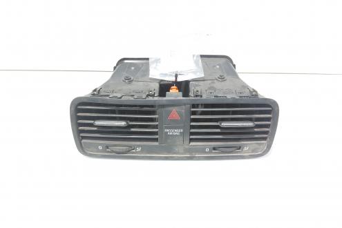 Grila aer bord centrala cu buton avarii, cod 5L0820951, Skoda Yeti (5L) (id:707977)