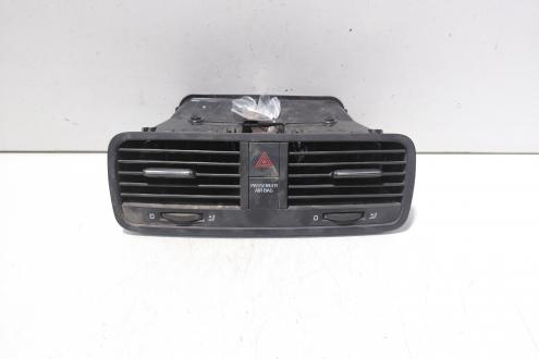Grila aer bord centrala cu buton de avarii, cod 5L0820951, Skoda Yeti (5L) (id:708653)