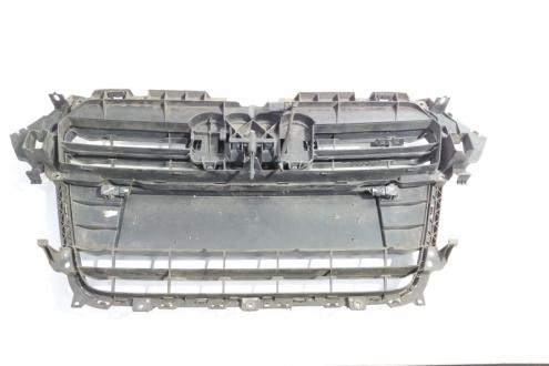 Grila bara fata centrala sus cu sigla si loc de senzori, Audi A4 Avant (8K5, B8) facelift (id:712839)