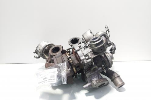 Turbosuflanta bi turbo, cod 9682307780, 770332-0001, Peugeot 407 SW 2.2 HDI, 4H01 (id:718709)
