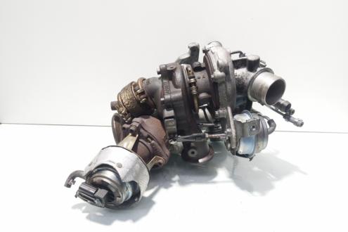 Turbosuflanta bi turbo, cod 9682307780, 770332-0001, Peugeot 407 SW 2.2 HDI, 4H01 (id:718709)